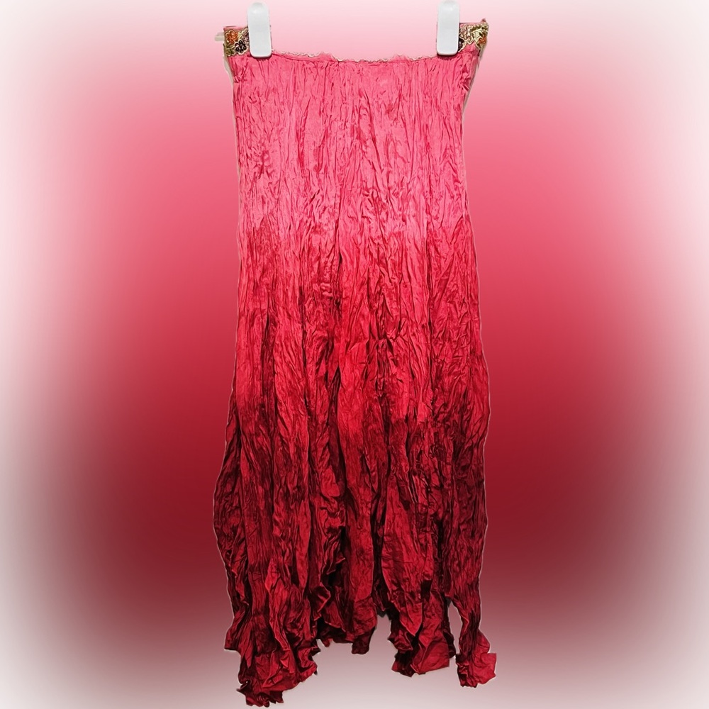 NWT! Chaudry KC Bohemian Maxi Skirt with Embellished Waist.